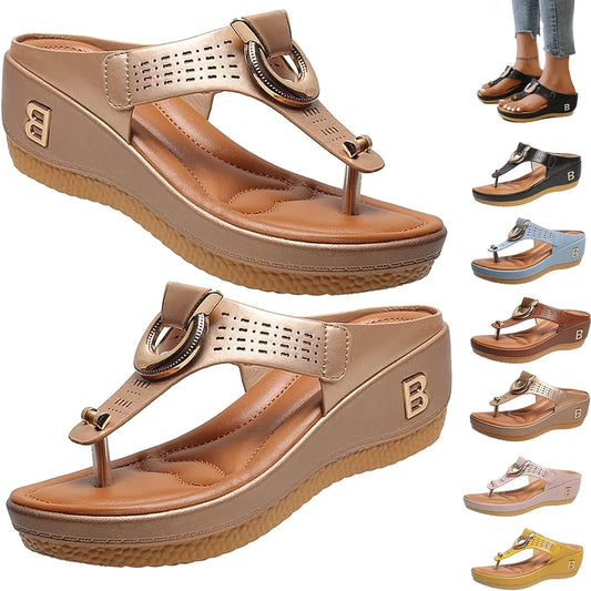 OrthoComfort Women's Low-Wedge Sandals