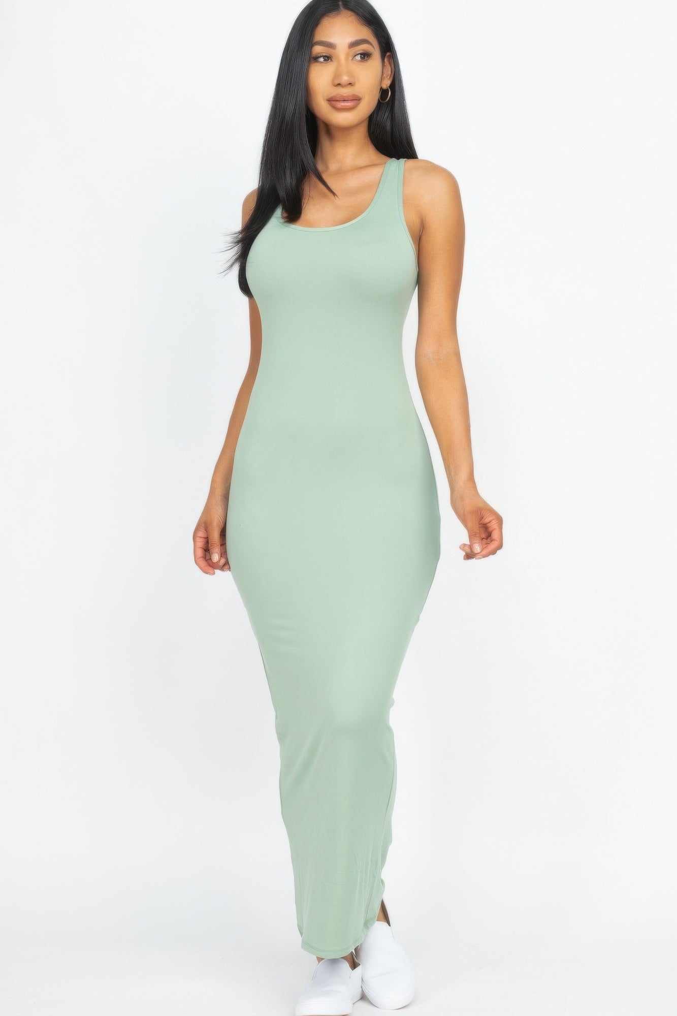 Solid Basic Maxi Dress