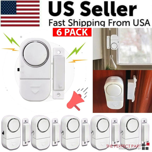 6-Piece Wireless Security Alarm Kit